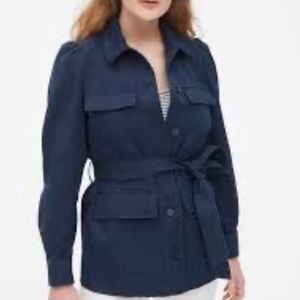 NWT Gap puff sleeve jacket size Large